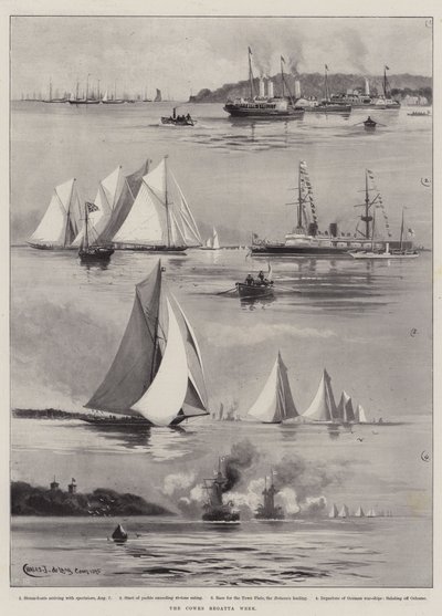 The Cowes Regatta Week by Charles John de Lacy